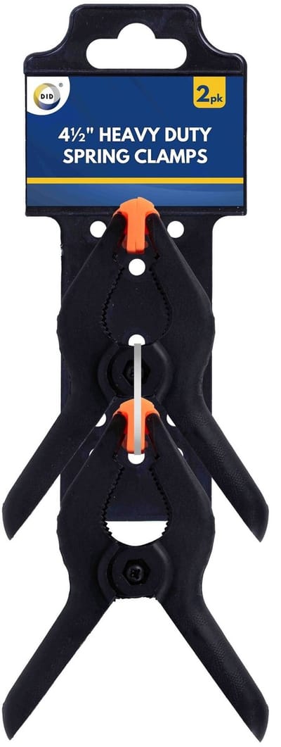 DID Zeilklemmen - 2x stuks - 11 cm - lijmklemmen - marktklemmen - veerklem