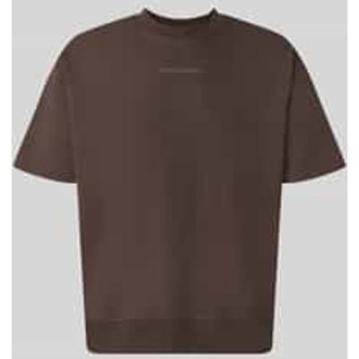Boxy fit shirt van katoenmix