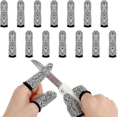 Vingerbeschermers - 14 Stuks - Herbruikbare Duim Vinger Guards - Snijbestendige Beschermers voor Keuken en Beeldhouwwerk - Belle's products