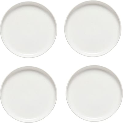 Casafina Pacifica wit aardewerk dinerbord 27 cm | set van 4