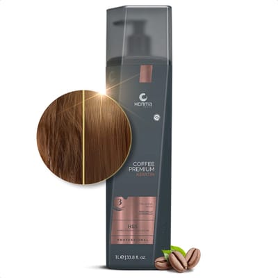 Honma Tokyo - Coffee Premium Keratine Ultra Shine Masker - Professioneel Keratine Haarmasker - Keratine Behandeling Producten - Haarmasker voor Droog Haar - 1000 ml