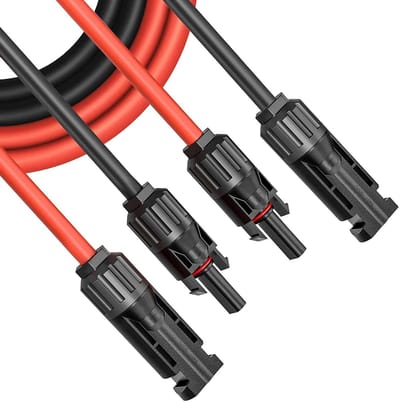 Solidchoice - 2m Solar Kabel 4mm2 met Plug voor Photovoltaïsche Installaties