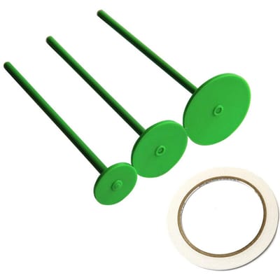 1 Set Rouleau de Peinture Diamant Roue à Molette Outils Roue de Perçage pour Peinture Stylos Perforeurs Point Peinture Diamant Accessoires Point de Croix green