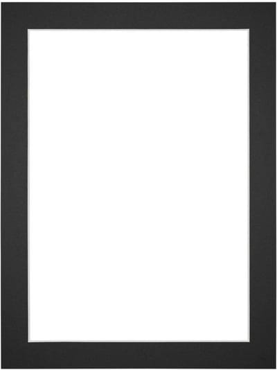 Passe-Partout Fotomaat 40x55 cm - Lijstmaat 45x60 cm - Zwart - Museumkarton - Fotolijst niet inbegrepen