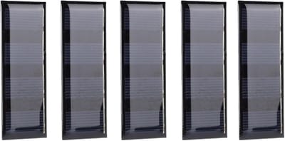 Zonnepaneel - Zonnelader - DIY projecten - Hoge efficiëntie - 12 x 10.5 cm - Zwart