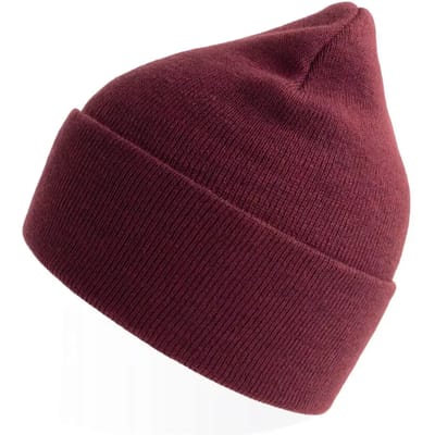Atlantis Headwear - Pure Beanie - Burgundy Melange - One Size