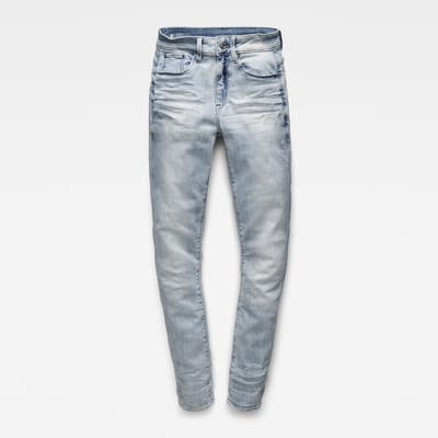 G-STAR 3301 Skinny Wmn Dames Jeans - lt aged