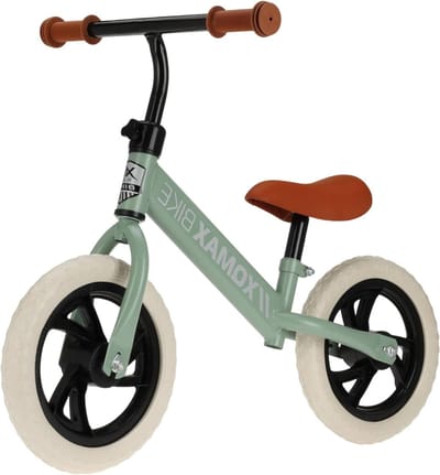 Kinderfiets - Loopfiets - Eerste Ritjes - Verstelbaar Zadel - 12 Inch - Mat Groen