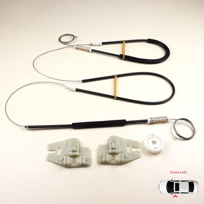 BWR491 Raammechanisme Reparatieset Voorportier Links voor BMW 3 Serie E46 2001-2005 4/5 Deurs Facelift 51337020659
