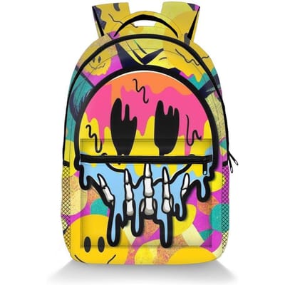 Hip Hop Populaire Kleurrijke Geometrie student Schooltas Notitieboek Rugzakken 3D Print Oxford Waterdicht Jongens/Meisjes Reisrugzakken