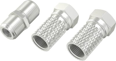 Hama 00205203 coaxconnector F-type 3 stuk(s)