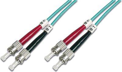 DIGITUS Professional patch cable - 1 m - turquoise - Blauw - 1m