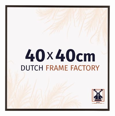 Fotolijst 40x40 cm - Kunststof - Antraciet - Easy