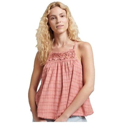 Superdry - Vintage camitopje met halternek - Dames - Tops