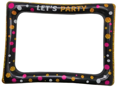 Dailygoods- Opblaasbaar Selfie Frame - Decoratie Bruiloft - Verjaardagsfeestje - PVC Materiaal - 78x65 cm - Grappig en Leuk - Fotolijstje