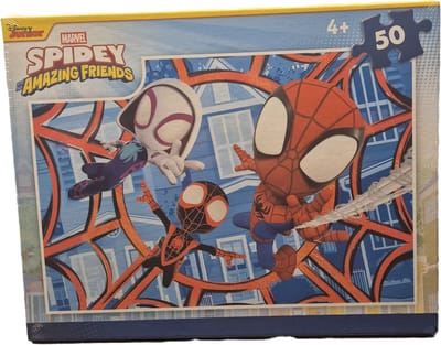 Spidey & Amazing Friends puzzel – Marvel – Clementoni – 50 stukjes – 30 x 20 cm – vanaf 4 jaar – cadeau