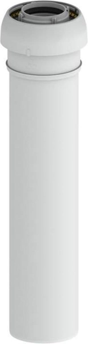 Burgerhout Easysafe Concentrische Afvoerbuis - Ø 60/100 mm - Lengte 500 mm - Wit - Rookgasafvoer