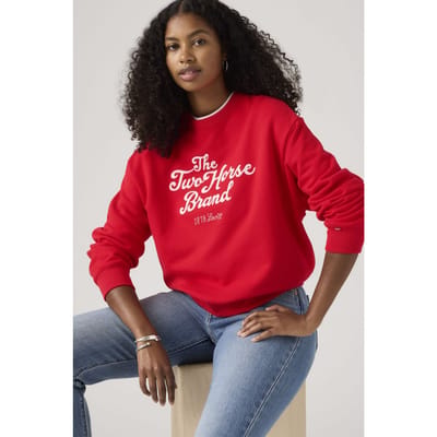 Levi's Graphic Heritage Sport Crewneck Sweatshirt Größe: S | Pullover Outlet | Damen