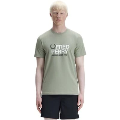 T-Shirt Fredperry Fp Original Graphic T-Shirt - Fashion Wear - Volwassen