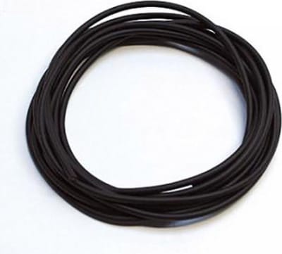 zwarte bougiedraad (HT) ø5 mm voor motorfietsen, scooters, quads en bromfietsen, lengte 50 cm, nieuw