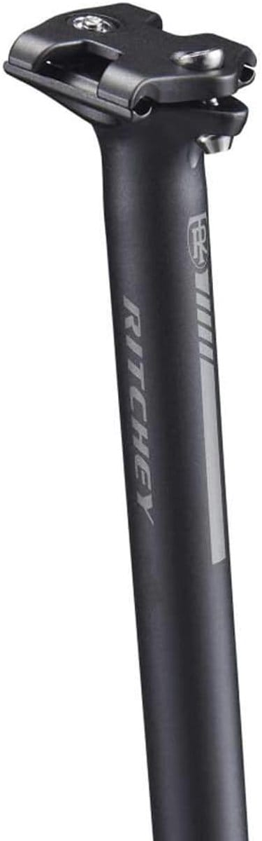 Fietsonderdeel Zadelpen - Fietsstoel Ondersteuning - Comfortabel Fietsen - Nul Offset Ontwerp - 400mm x 27.2mm - Zwart