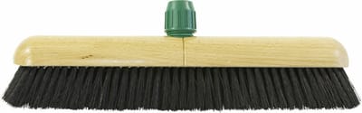 Betra bezemkop - binnenbezem - zwart - hout/paardenhaar - 40 cm