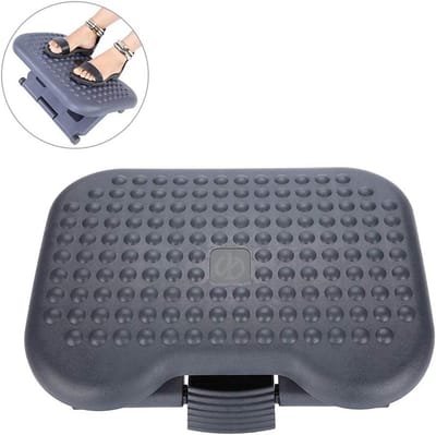 Voetsteun onder het bureau, verstelbaar bureau-pedaal, kinderopstapkruk, zwangere vrouwen, voetmassage, voetsteun, draagbare ergonomie