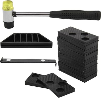 Vloer Installatie Kit - Laminaat Gereedschap - Vloeren Leggen - Compleet Set - 28 x 8 x 6 cm