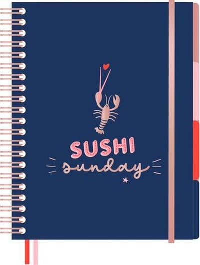 4 in 1 blok SushiSunday A5 lijn 70 grams 200 bladzijden FSC MIX K-PM610011