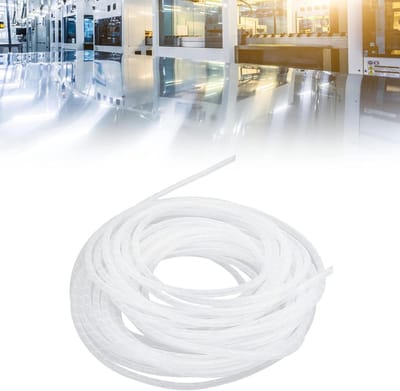 Kabelmofslang W Snoerhouder - Kabelorganizer Spiraalslang - Snoeren Organiseren - Flexibele PVC Constructie - Φ10 75 M - Zwart