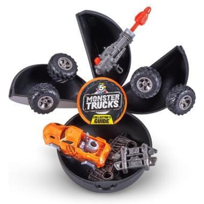 Zuru Monster Trucks verrassingsbal - 1 exemplaar - Speelgoedvoertuig kinderen - Die Cast - Schaal 1:64 - 7 cm