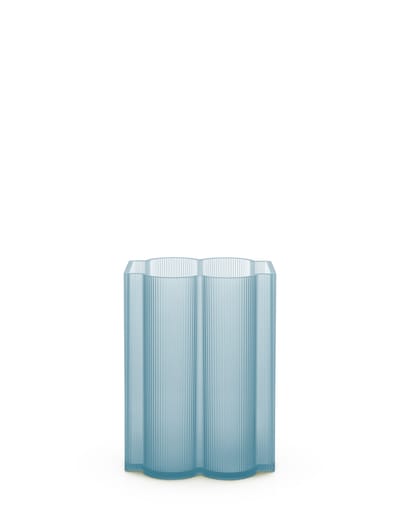 Kartell Okra vaas - lichtblauw - laag