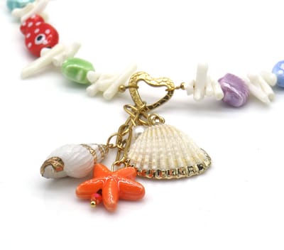 Ketting Schelpen – RVS – 45cm