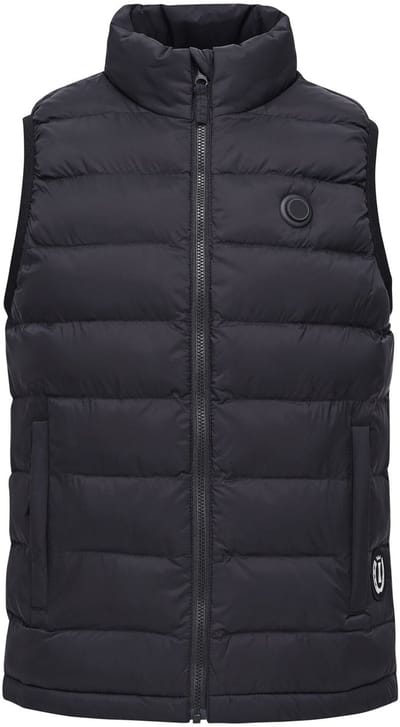 Imperial Riding - Verwarmde Bodywarmer - Kids - Zwart - Maat 128