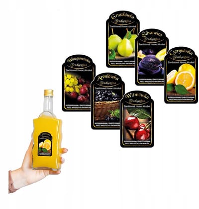 Bimberek - Premium Mini Alcohol Etiketten - 10 Stuks - Verschillende Ontwerpen