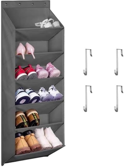 Dailygoods- Schoenenrek Hangend - Schoenenrek Deur - Schoenenorganizer - Multifunctionele Schoenenkast - Garderobe - Voor Kast