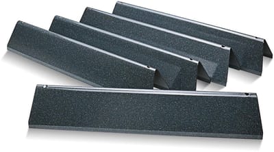 Dailygoods- Flavorizer Bars - Set van 5 - Porselein Staal - Geschikt voor Weber Spirit 300-Serie - 38,9 x 6,4 cm - Duurzaam en zwaar - Grillroosters