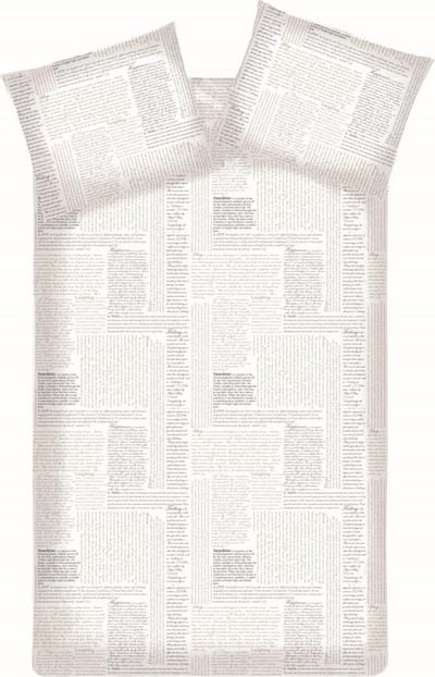Beddinghouse Hailes Dekbedovertrek - Eenpersoons - 140x200/220 cm - Antraciet