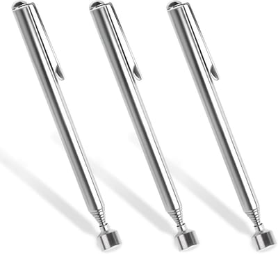 3 Stuks Telescopische Magnetische Opvangstangen - Uittrekbaar en Magnetisch Tot 64 cm