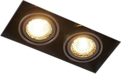 QAZQA 102810 - Inbouwspot - 6 stuks - L 18.9 cm - - Woonkamer | Slaapkamer | Keuken