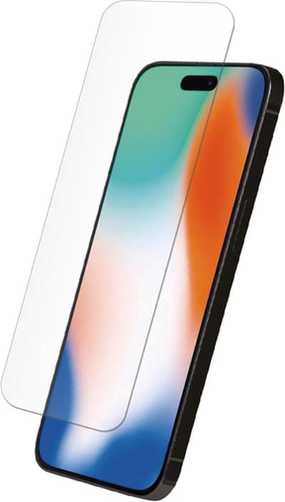 Myway, Gehard glas Geschikt voor Apple iPhone 15/15 Pro/14 Pro Flat Anti-kras, Transparant
