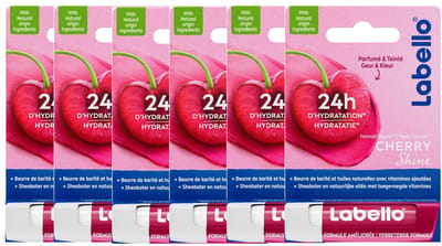 Labello Lippenbalsem Cherry Shine - 6 stuks