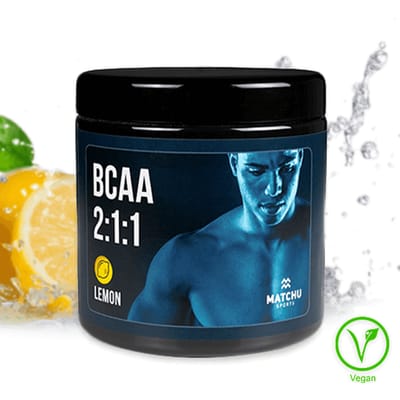 Matchu Sports BCAA vegan (60 doseringen) - 300g - Zwart/Blauw