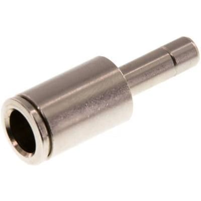 8mm x 6mm Messing Insteekfitting Plug NBR [2 Stuks]