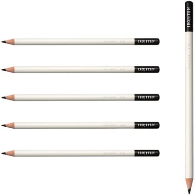 Tombow Irojiten - Kleurpotloden - V10 - Ivory Black - Zwart - 6 Stuks