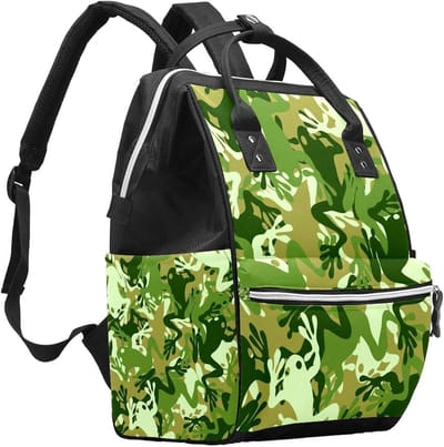 Baby Luiertas Rugzak - Mummy Bag Luiertas - Baby Verzorging - Grote Capaciteit - 27x20x36 cm - Multicolor