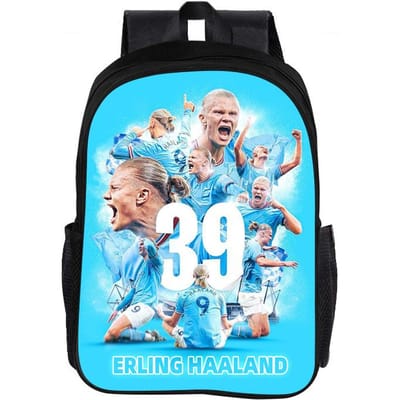Voetbalster Haaland Kinderrugzak Rugzak Schoolrugzak Kindercadeau Rugzak Modieuze Schooltas Voetbal Sportrugzak