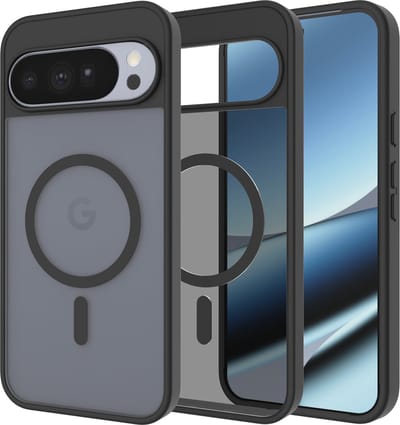 Cazy hoesje geschikt voor Google Pixel 10 Pro XL Hoesje geschikt voor MagSafe - Military Grade Backcover - Zwart
