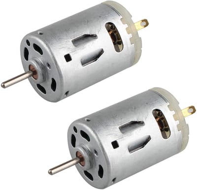 Allecto - Micro Motor DC - 12V 10.000 RPM - 385 Stuks - Ideaal voor DIY Projecten - Elektrische Motoren - Modellbouw en Hobby - Geschikt voor Techn...