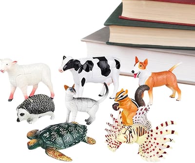 Montagespeelgoed Figuurset - Bouwmodel Puzzel - Creatief Spelen - Realistische Modellen - 37.5 cm - Meerdere kleuren
